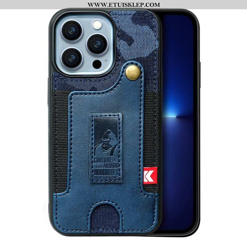 Etui do iPhone 14 Posiadacz Karty I Pasek Do Dżinsów